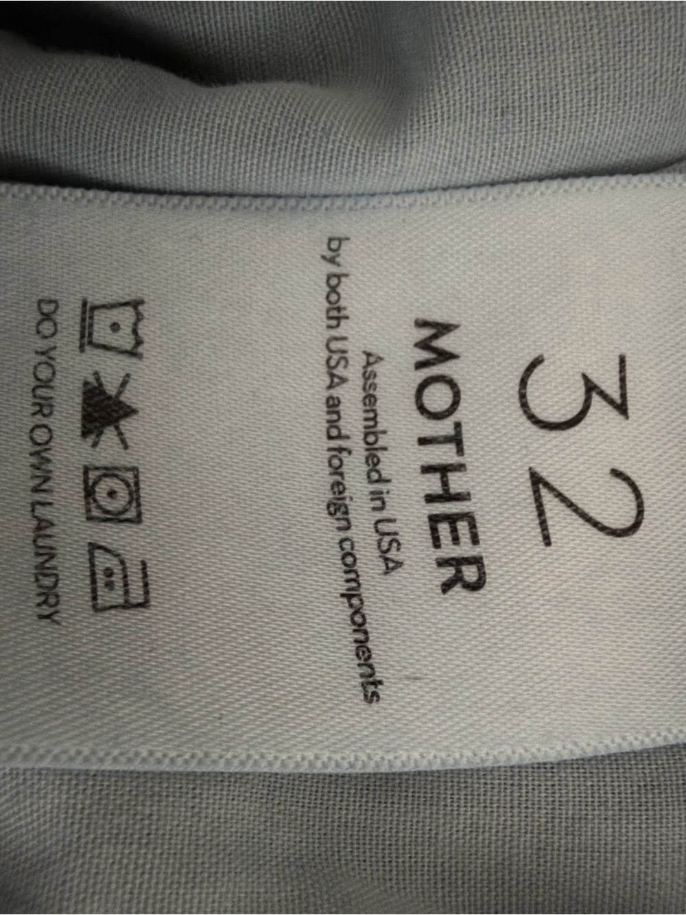 MOTHER The Hustler Roller Heel Jeans Wide Leg Tall Size 32 - Picture 6 of 8